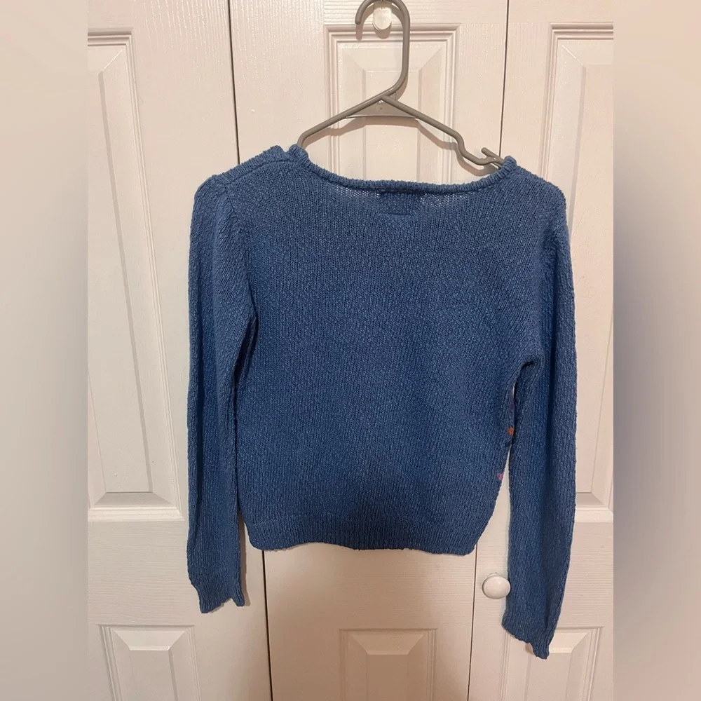 Roebuck & Co Geometric Pattern Sweater y2k Girls sz 12